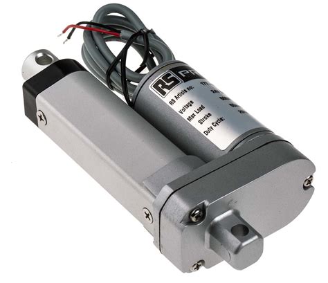 Rs Pro Miniature Electric Linear Actuator 50mm 24v Dc 500n 146mms