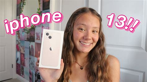 Unboxing The Pink Iphone 13 Youtube