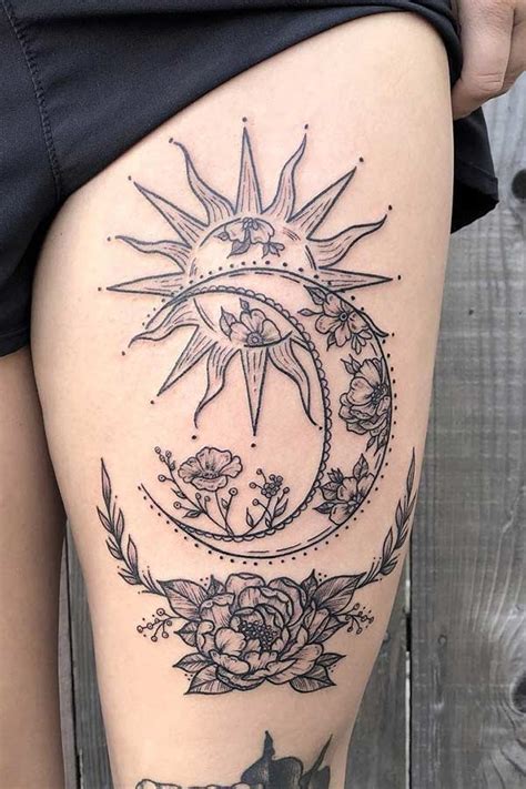 Most Beautiful Sun And Moon Tattoo Ideas Stayglam Design Zohal