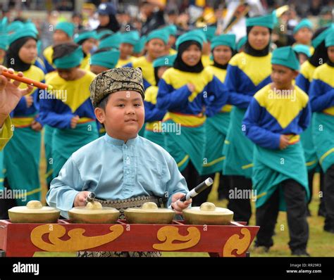 Bandar Seri Begawan Brunei 23rd Feb 2019 A Child Plays A