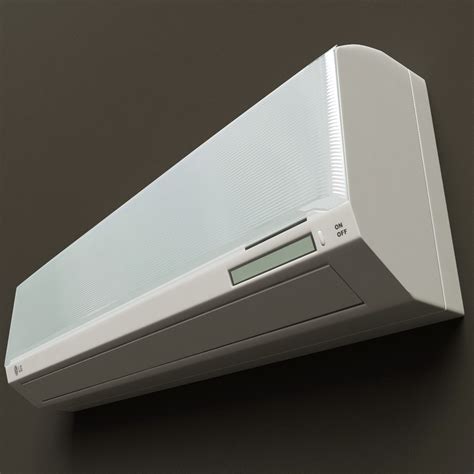 Wall Mounted Air Conditioners 3d Model