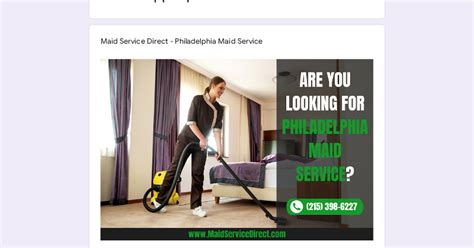Maid Service Direct Philadelphia Maid Service 215 398 6227