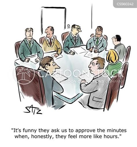 Meeting Minutes Cartoons And Comics Funny Pictures From Cartoonstock