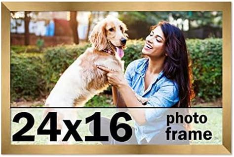 24x16 Frame Bronze Picture Frame Modern Photo Frame Includes Uv Guard