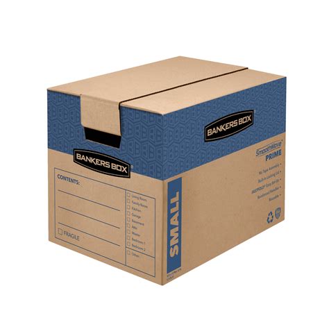 bankers box smooth move prime moving box small 10pk