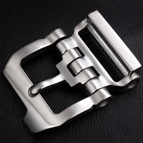 Stainless Steel 40mm Inner Width Man Leather Craft Tactical Belt Buckle