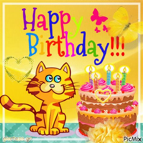 Cute Kitty Happy Birthday  Pictures Photos And Images For Facebook