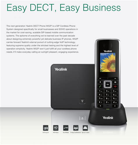 Yealink W52p Wireless Ip Phone Device Deal Australia