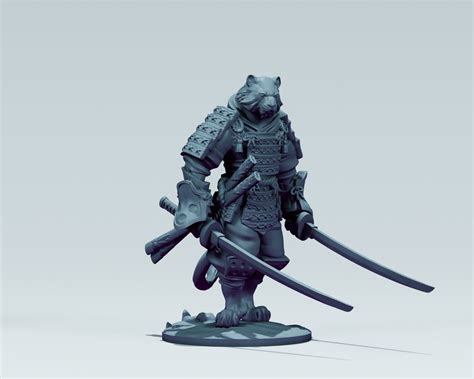 Tabaxi Samurai The Dragon Trappers Lodge Rogue Knight Etsy