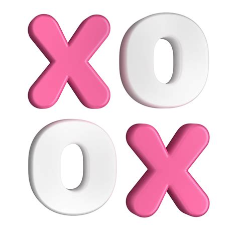 Xoxo 3d Illustration 12488050 Png