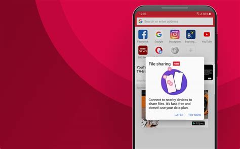 Opera mini is a free mobile browser that offers data compression and fast performance so you can surf the web easily, even with a poor connection. Opera Mini integrates offline file sharing and declares ...