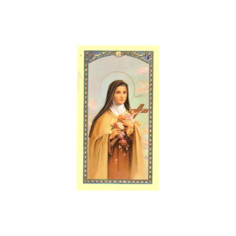 St Therese Of The Child Jesus Prayer Card The Catholic Company®