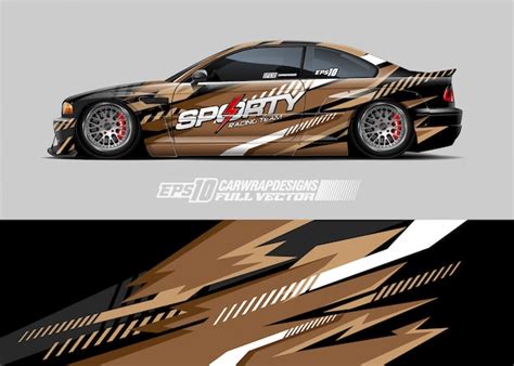 Premium Vector Car Wrap Decal Design