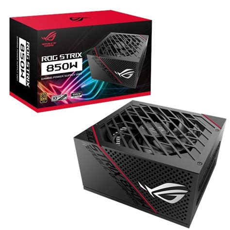 Asus Rog Strix 850w 80 Gold Power Supply Fully Modular Cables Rog