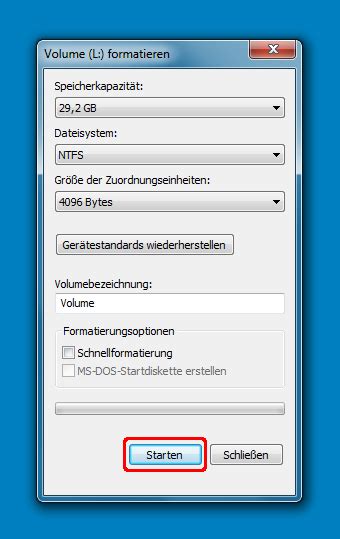 Drücken sie supre und entf, gehen sie zum bios und dann zur. Festplatten und Datenträger formatieren unter Windows 7 ...