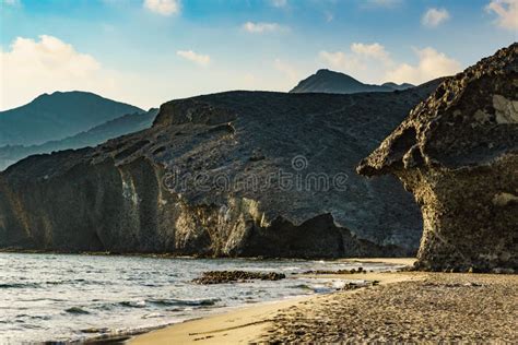 Monsul Beach In Park Cabo De Gata Spain Stock Photo Image Of Andalusia Coast