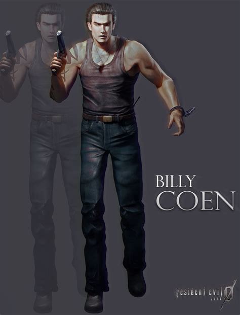 Resident Evil 0 Billy Coen Render By Weskerfan1236 On Deviantart