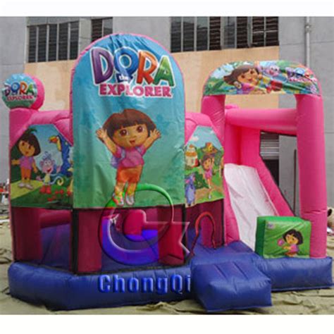 Inflatable Dora The Explorer Castles Slide Nocqca325 For Sale Factory
