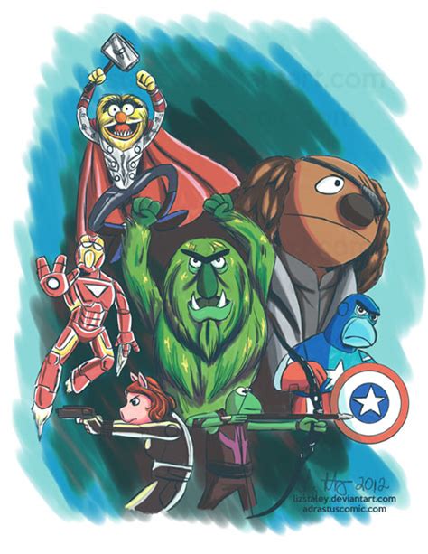 Muppet Avengers By Lizstaley On Deviantart