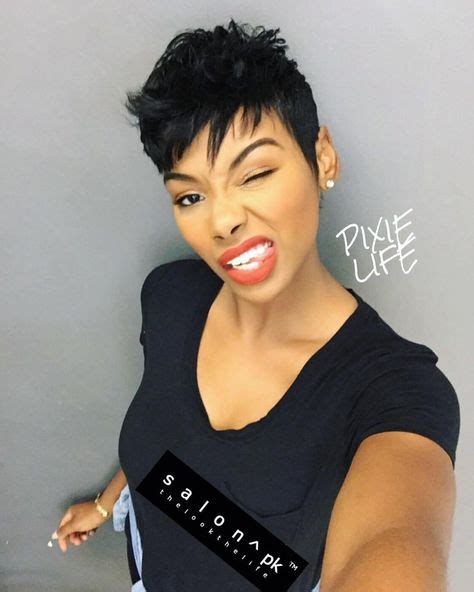 20 Long Pixie Cut African American Hair Short Hairstyle Trends The