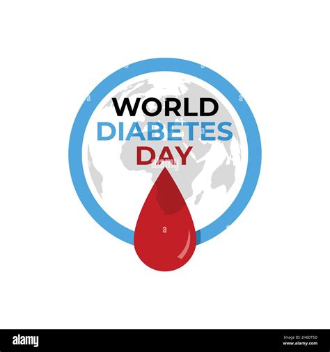 Poster Design For World Diabetes Day Free Vector Vector Illustration