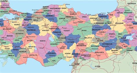 Turkey Political Map