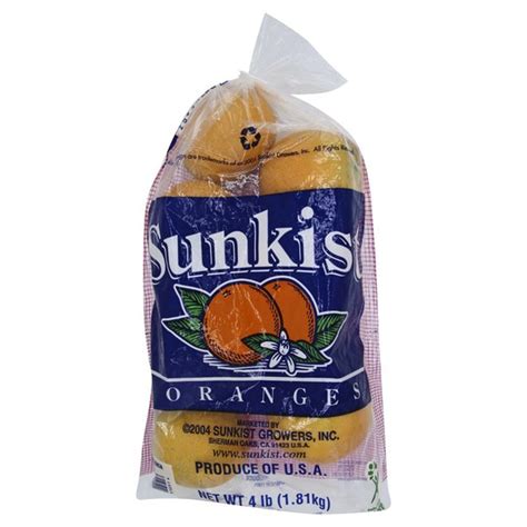 Sunkist Oranges 4 Lb Bag Instacart