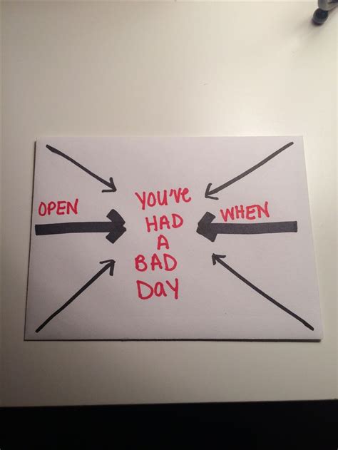 Open When You Are Having A Bad Day Open When Cards Having A Bad Day