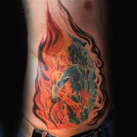 Generally, studs want to go with latest tattoo designs for men arms because it not only seem men prefer to go for a tattoo on their arm or back generally. 80 Fire Tattoos For Men - Burning Ink Design Ideas