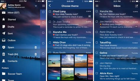 Yahoo Mail App For Android Iphone And Ipad Updates With Themes