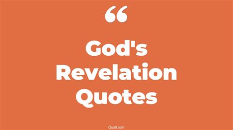 45 Undeniable Gods Revelation Quotes That Will Unlock Your True Potential