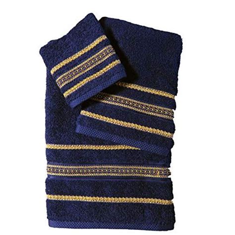 There are 1,128 suppliers who sells navy blue bath towel on alibaba.com, mainly located in asia. 3 Piece Decorative Towel Set, Navy Blue with Gold Trim Ca ...