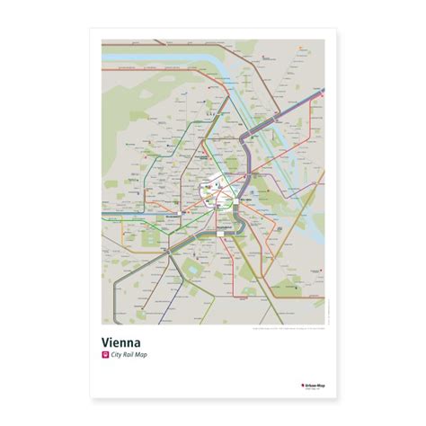 Discover The Vienna Rail Map U Bahn Metro And Tram Routes