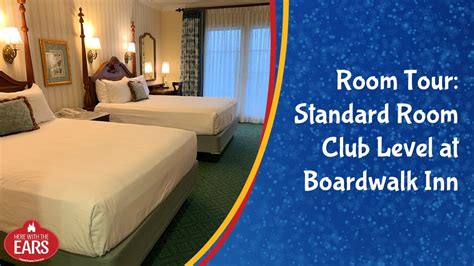 Full Room Tour Of Disneys Boardwalk Inn Standard Room With Club Level