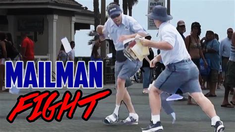 Drunk Mailman Fight Prank Youtube