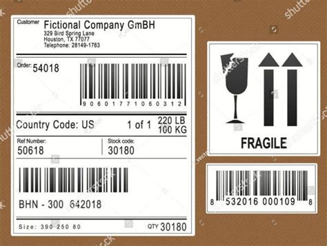 12 Shipping Label Designs And Examples Psd Ai Examples