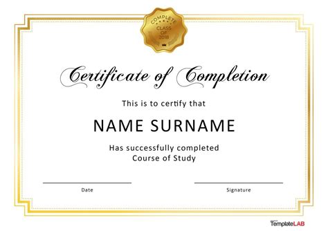 Free printable certificates will allow you to create personalized certificates absolutely free with no files or templates to download. The Best printable certificates of completion | Harper Blog