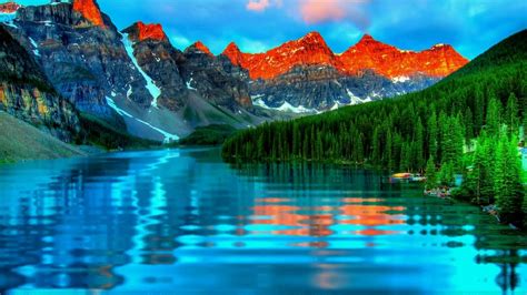 Free Download Natural Mountain Background Video Natural Lake Background