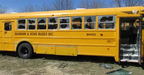 More Than 50000 In Damage After 30 School Buses Vandalized On Long