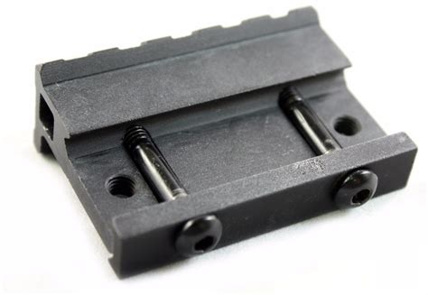 Low Profile Tactical 90 Degree Offset Angle Mount 5 Slot Picatinny