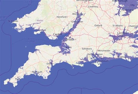 Sea Level Rise How Much Of The Uk Will Be Under Water As Sea Levels Rise Uk News Express