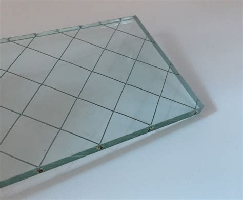Btg 6mm Clear Tempered Wired Glass For Windows