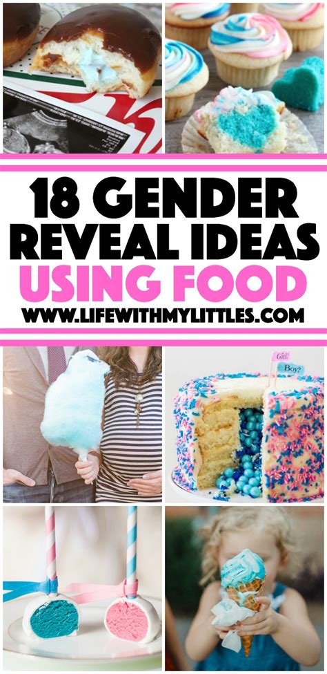 Gender reveal party food desserts cute ideas #genderrevealparty #food. Gender Reveals Foods / Writing Our Story: Our Gender ...