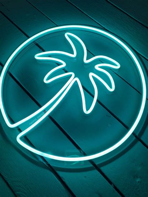 Palm Neon Sign Tree Neon Sign Beach Neon Sign Coconut Palm Neon Sign