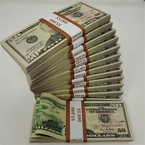 We did not find results for: 50,000$ Full Print Realistic Prop Money 50$ Dollar Bills Cash Fake Movie Replica - Replicas ...