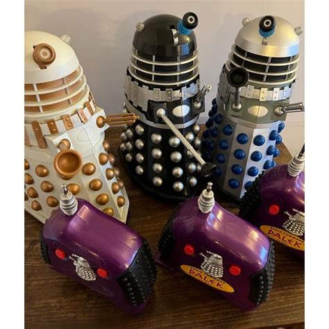 Three Product Enterprise Battery Operated Daleks 31cm H Together With