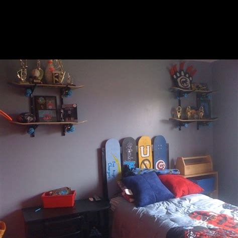 Ideal for a boy's room or playroom. Skateboard theme bedroom | Ross's Room | Pinterest | Theme ...