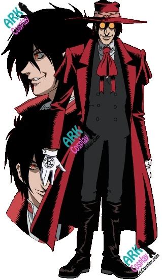 Hellsing Alucard Cosplay Red Mens Hellsing Cosplay Costume In Anime Costumes From Novelty