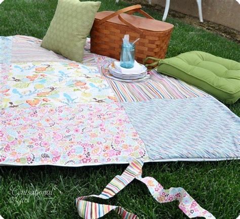 Patchwork Picnic Blanket Happy Diying