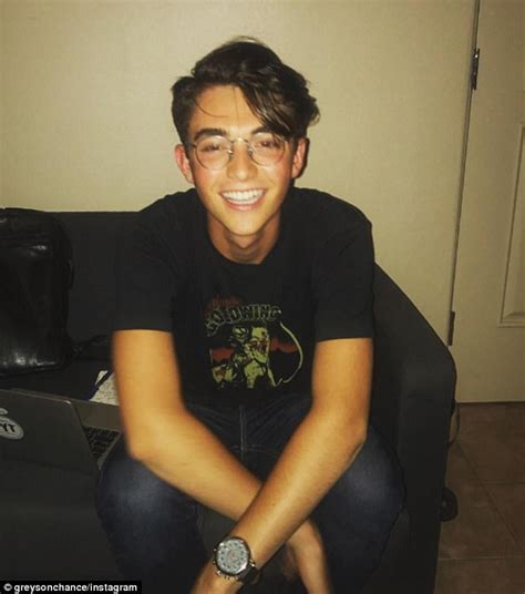 Youtube Singer Greyson Chance Comes Out As Gay Daily Mail Online